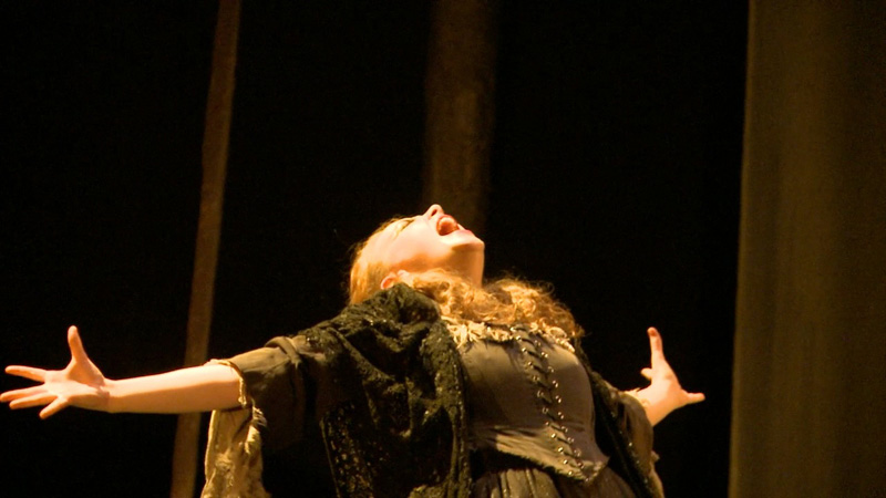 Miriam Cummings as Grizeld Bane in the 2011 production of Witchcraft