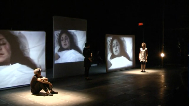 Performative Screens from Resonant Response Play/Blood/Flight